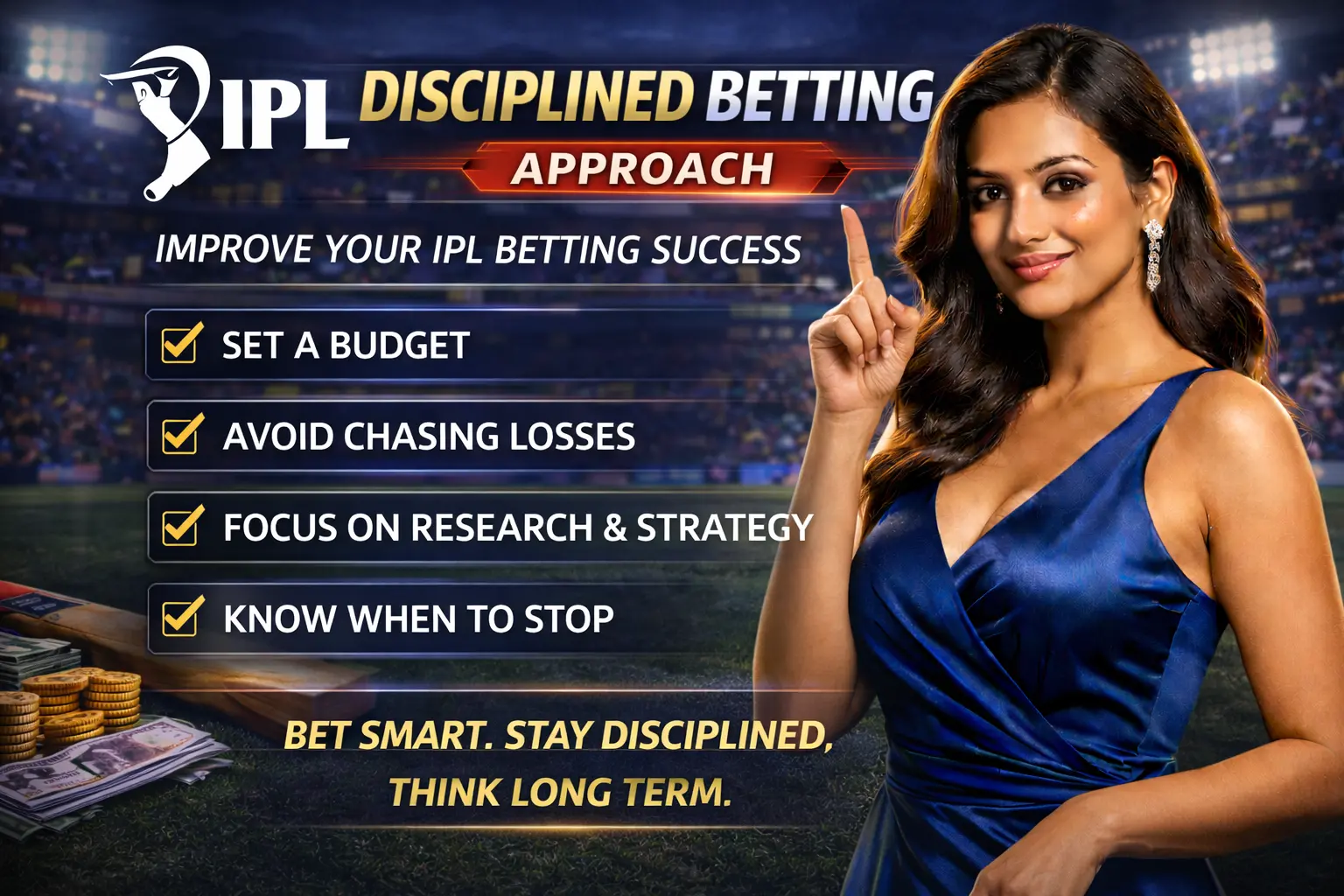 Disciplined approach to IPL betting — process, venue respect, role analysis and price checking before any bet