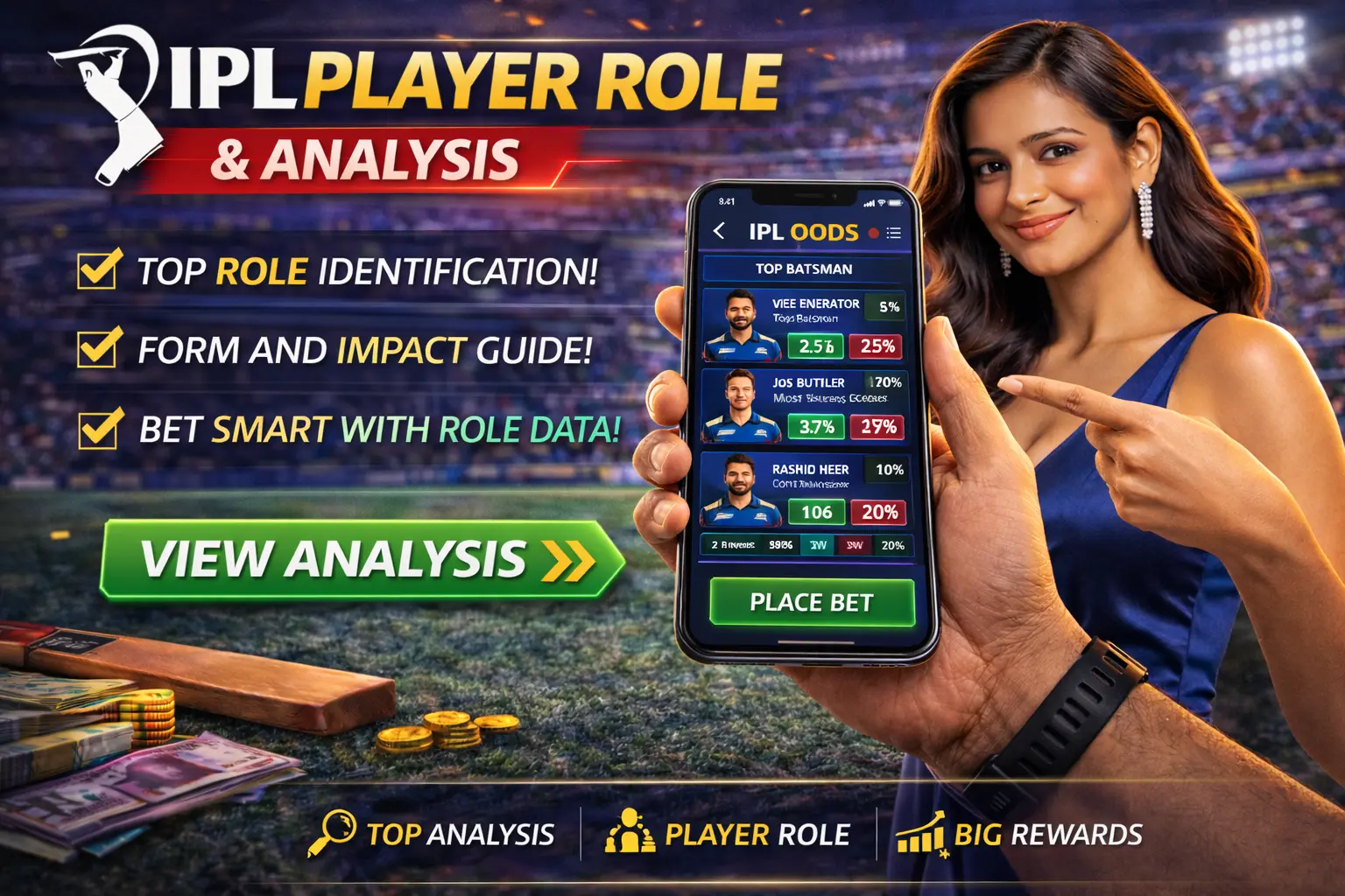 IPL player role analysis — why role matters more than reputation in player prop betting markets