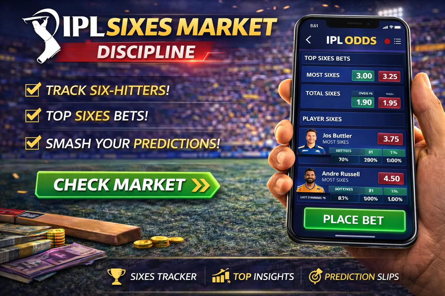 IPL sixes market — why discipline and venue analysis matter more than just picking the biggest hitter